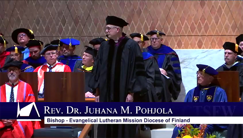 Finnish bishop receives honorary doctorate